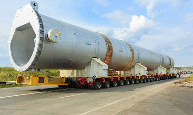 SƠ MI RƠ MOÓC SÀN 45 FEET 3 TRỤC 12 GÙ