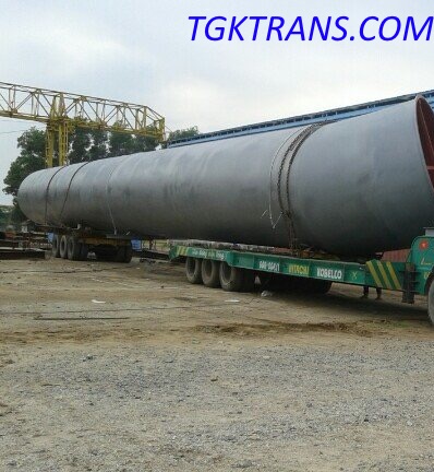 Vận chuyển ống quá khổ quá tải cho nhà máy nhiệt điện Vĩnh Tân